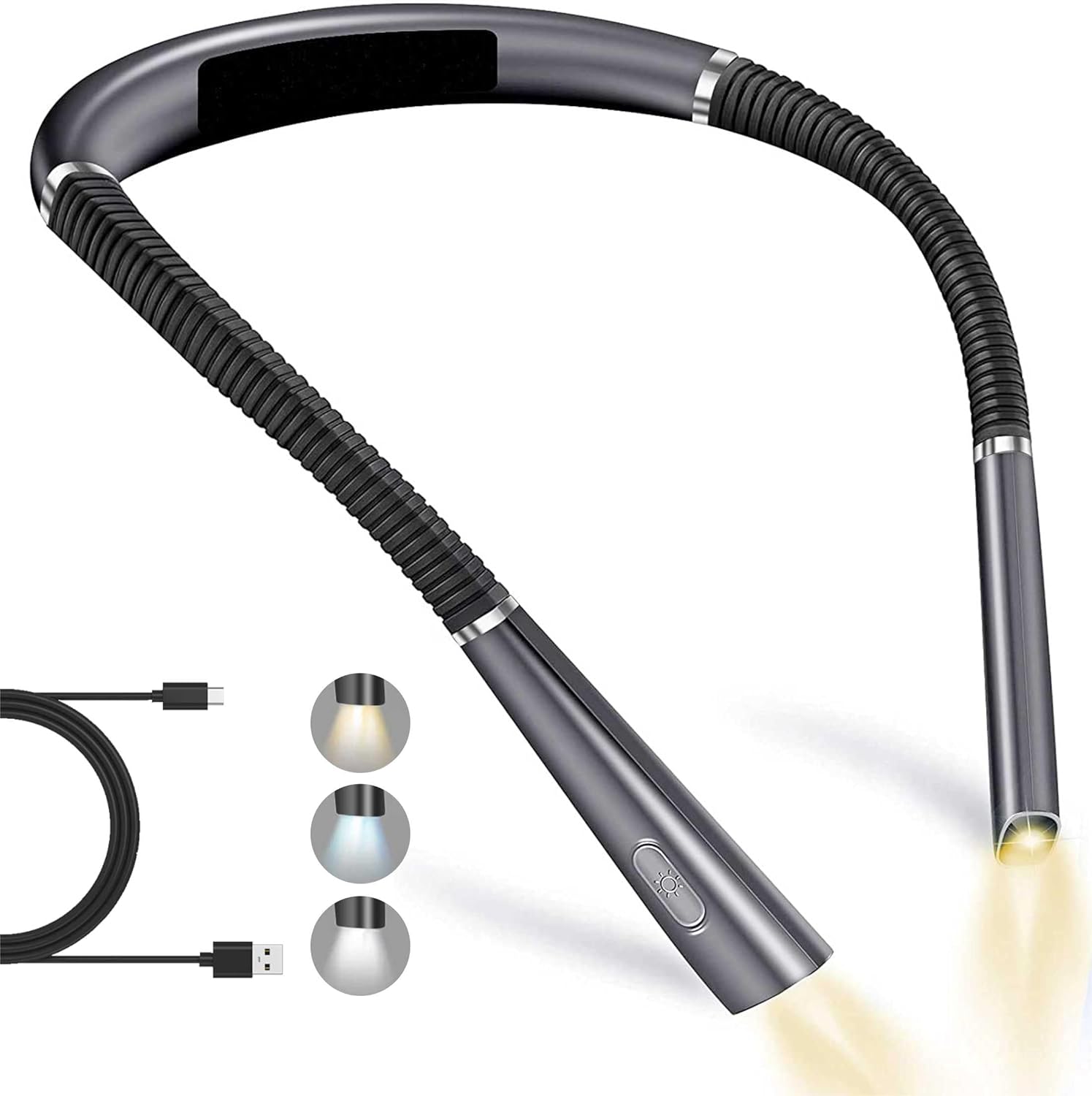 💡Smart Book Light Beast🔥 3-Color Mood Magic✨ 80Hr Bendable Neck⚡ Camping/Bed/Repair Master🌙 Perfect Gift for Book Lovers | TikTok's #1 Reading Hack (Gray) 💡Smart Book Light Beast🔥 3-Color Mood Magic✨ 80Hr Bendable Neck⚡ Camping/Bed/Repair Master🌙 Perfect Gift for Book Lovers | TikTok's #1 Reading Hack (Gray)